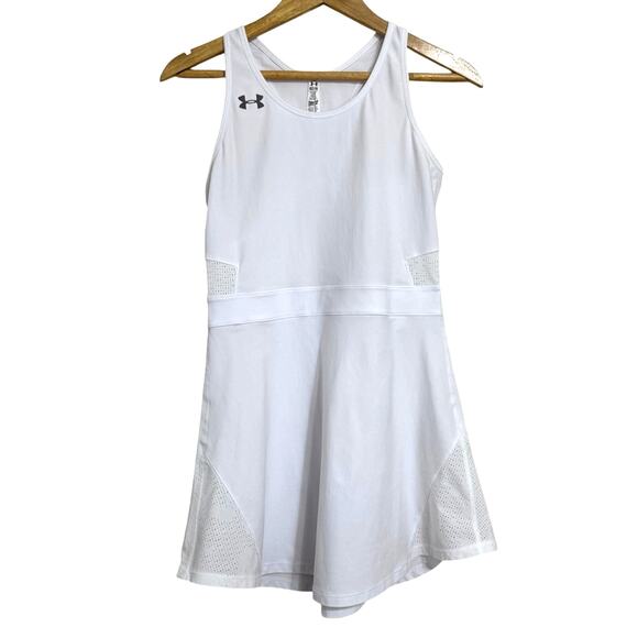 Under Armour White Tennis Athletic Mini Dress White Size M - Picture 2 of 9